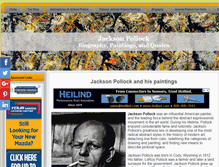 Tablet Screenshot of jackson-pollock.org